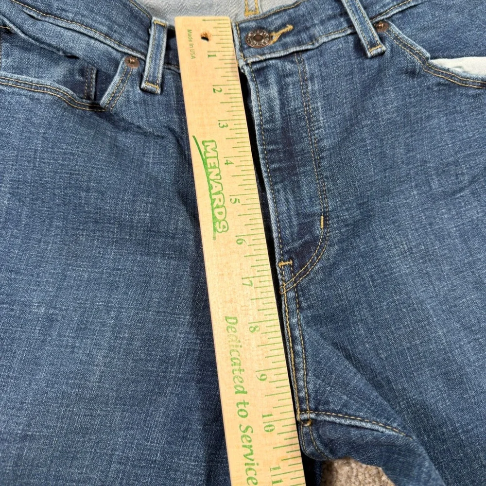 Levi's Classic‎ Bootcut Jeans Womens 12 (FITS 31x31) Blue Dark Wash Stretch